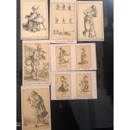 7 Cartes Postales de Jacques Callot 